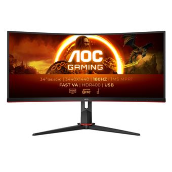 Monitor Gaming AOC CU34G2XPD/BK | LED | WQHD | 1 ms | 180 Hz | 34&quot; | G - 1