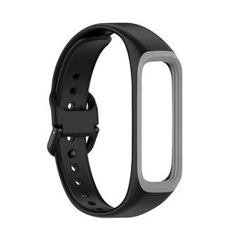 Pulseira de Silicone Magunivers para Samsung Galaxy Fit 2/SM-R220 - Preto/Cinza - 1