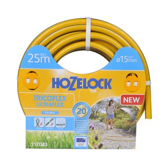 Mangueira de jardim hozelock 117023 25 m cinzento, amarelo pvc - 1