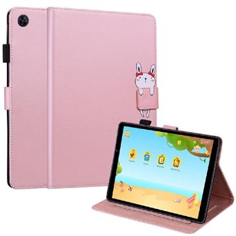 Capa Cartoon ZURSANA para Huawei Matepad T8 8.0 | Couro PU | Fecho Magnético | Suporte Ajustável | Porta-Cartões - Ouro Rosa - 1