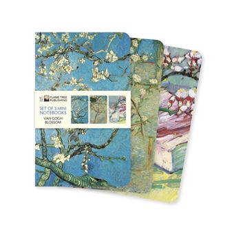Vincent Van Gogh Blossom Set Of 3 Mini Notebooks By Flame Tree Publishing - 1