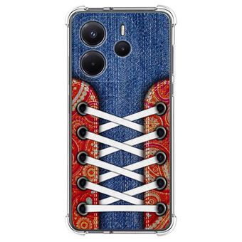 Capa TUMUNDOSMARTPHONE de silicone à prova de choque para Xiaomi Redmi Note 14 4G Sneakers Design 11 Desenhos - 1
