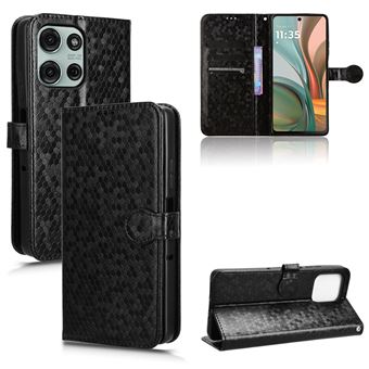 Capa FOXDOCK para Motorola MOTO G75 5G | Fecho Magnético | TPU Macio | Compartimentos para Cartões | Preto - 1