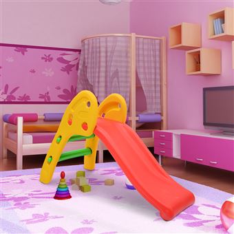 Escorrega HomCom | +18 Meses | Plástico | Carga Máxima 60 kg | 110x54x70 cm - 1