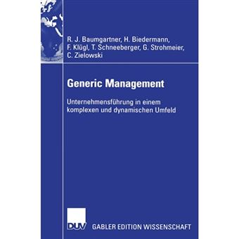 Generic Management - Paperback - 2007 - 1