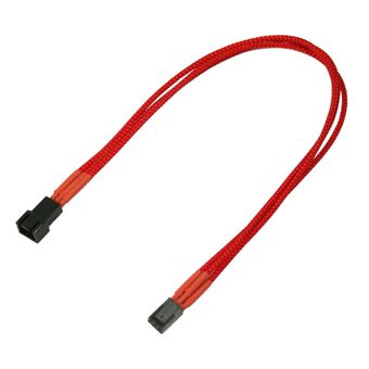 cabo de interface/adaptador de género Nanoxia 900300017  3-pin molex Vermelho - 1