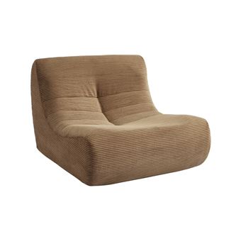 Poltrona sweeek | veludo cotelê | 1 lugar | Taupe - 1