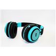 conjunto de auscultadores e microfone CoolBox CoolHead Binaural Fita de cabeça Azul