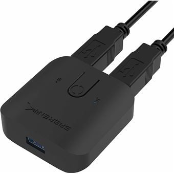 Hub de Interface Sabrent USB-SW30 | Preto - 1