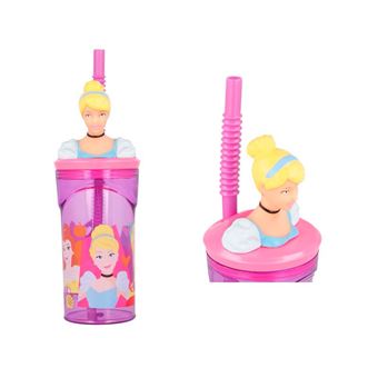 Copo Disney Princesas True com Tampa 3D e Palhinha | 360Ml - 1