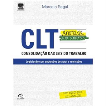 Clt Anotada Para Concursos - Série Ferramentas Do Desempenho - 1