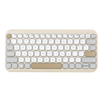 Teclado Wireless ASUS Marshmallow Keyboard KW100 | Idioma: Inglês US | Bege - 1
