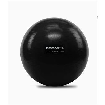 Bola de Pilates BOOMFIT | Preta | 75cm - 1