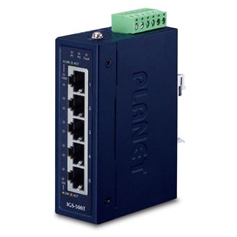 Switch de Rede PLANET IGS-500T | Azul - 1