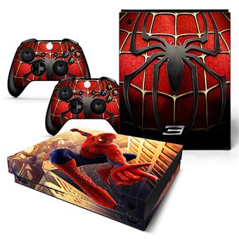 Autocolantes de Proteção HSMY para Consola e Comando Microsoft Xbox X - Spiderman -TN-XBONEX-0478 - 1