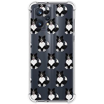 Capa Tumundosmartphone de silicone anti-choque para Realme 9 Pro Plus 5G design Dogs 07 desenhos - 1