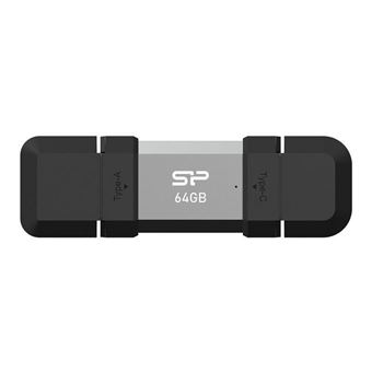 Unidade de Memória Usb Silicon Power SP064GBUC3C51V1S | Prateado - 1