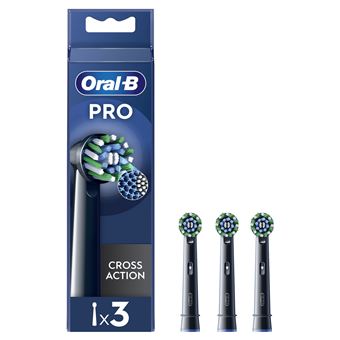 Cabeça de Escova de Dentes Oral-B Pro Cross Action | Preto - 1