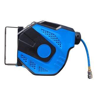 Enrolador de Mangueira Pneumático Varan Motors NEAHR-01 para Montar na Parede | 10 m | 17 bar | Rotação de 180 - Azul - 1