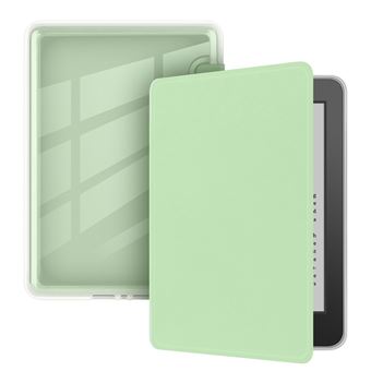 Capa FLOODKING para Amazon Kindle 10th Gen 2019 | Acrílica | à Prova de Respingos | Sleep Inteligente | Verde Claro - 1
