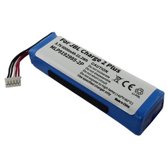Bateria Avizar para JBL Charge 2 Plus | 3,7V 6000mAh 22,2Wh Li-Polymer Substituição | Azul - 1