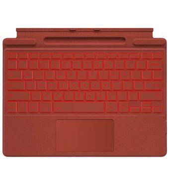 Teclado Antiimpacto para Microsoft Surface Pro X | Bluetooth | Português | Magnético | Vermelho - 1