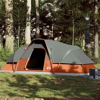 Tenda familiar em cúpula para 9 Pessoas vidaXL | impermeável laranja - 1