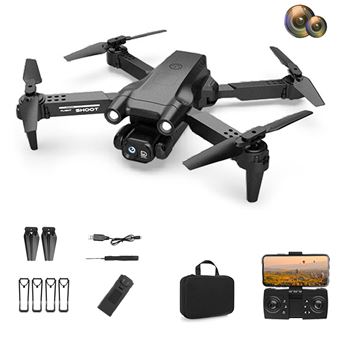 Mini Drone Profissional LKC F195P | WIFI | Câmara 4K Full HD | Dupla Câmara | 1 Bateria - Preto - 1