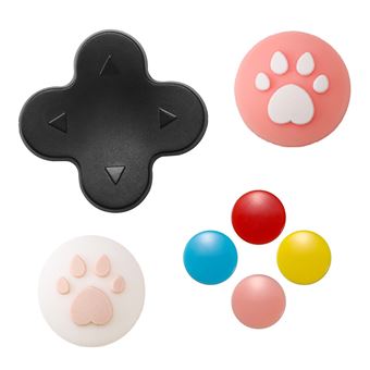 Capa de Silicone para Joystick CO-Phénix para Nintendo Switch Oled |Rosa branco - 1