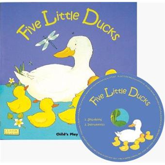 Five Little Ducks Classic Books With Holes Uk Soft Cover With Cd - 1