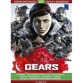 Livro Super Detonado Dicas E Segredos - Gears Of War 5 - Editora Europa - 1