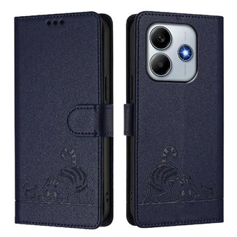Capa ZURSANA para Xiaomi Poco M7 Pro 5G | Suporte | Bloqueio RFID | Fecho Magnético | Azul - 1
