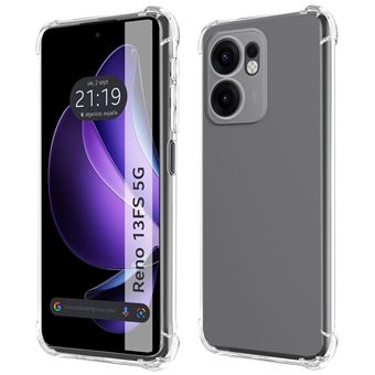 Capa TUMUNDOSMARTPHONE de Silicone Transparente à Prova de Choque para Oppo Reno 13FS 4G / 13 FS 5G - 1