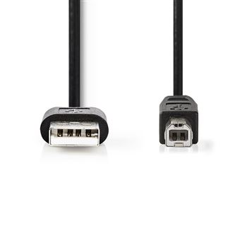 Cabo Usb Nedis CCGT60100BK10 | Preto - 1