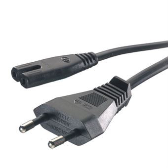 cabo de energia Vivanco PS L VN125 1.25m CEE7/16 Dispositivo para ligar C7 Preto - 1