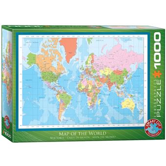 Puzzle Eurographics Maps & Flags 6000-1271 | 1000 Peças - 1