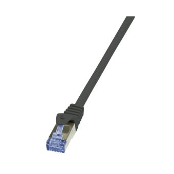 Cabo de Rede LogiLink 3m Cat7 S/FTP | Preto - 1