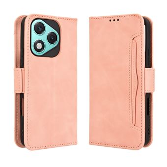 Capa FOXDOCK Protetora para Honor 400 Lite | Suporte e Flip de couro PU | À Prova de Choque | Rosa - 1