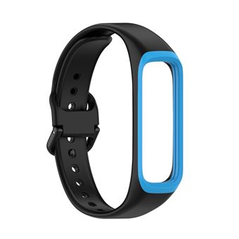 Pulseira de Silicone Magunivers para Samsung Galaxy Fit 2/SM-R220 - Preto/Azul - 1
