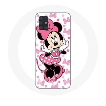 Capa Maniacase para Samsung Galaxy A51 5G Minnie Mouse desenho Animado Bonitinho Rosa - 1