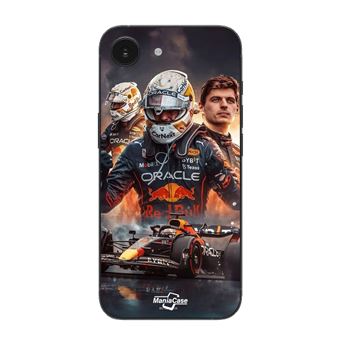 Capa Maniacase para Iphone 16E | Max Verstappen F1 Arte Papel de Parede - 1