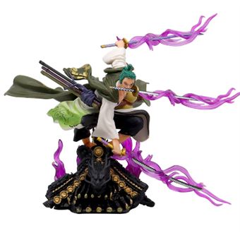 Figura Anime One Piece EZII Roronoa Zoro 13 GREEN - 1