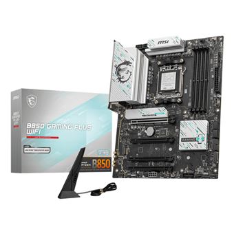 Motherboard MSI B850 GAMING PLUS WIFI | Preto - 1