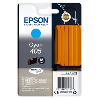 Original Epson Cyan 405 DURABrite Ultra Ink - 1
