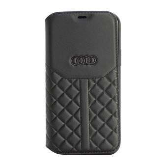 Capa Audi Série Q8 para iPhone 12 Mini | Preto | Couro Genuíno - 1