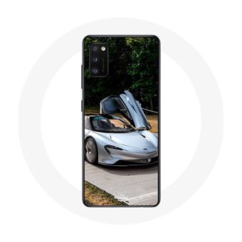 Capa Maniacase para Oppo A16 Fórmula 1 Mclaren Carro Cinzento - 1