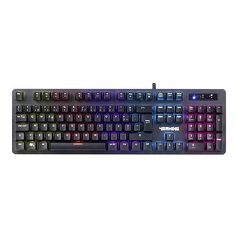 Teclado Gaming 4Gaming Mesh RGB | Idioma: Português | Preto - 1