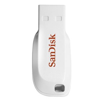 Unidade de Memória Usb SanDisk Cruzer Blade | Branco - Pen USB - Compra ...