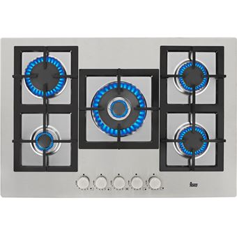 Placa de Cozinha a Gás Encastrável Teka EFX 70 5G AI AL DR CI Inox