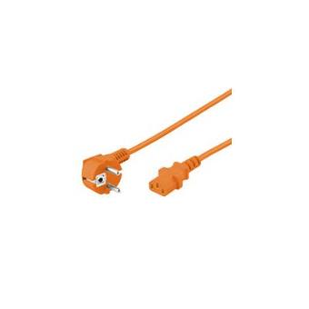 cabo de energia Goobay 2m Power cable  Laranja - 1